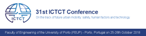 31st ICTCT Conference - On the track of future urban mobility: safety, human factors and technology