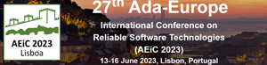 AEiC 2023 - The 27th Ada-Europe International Conference on Reliable Software Technologies 